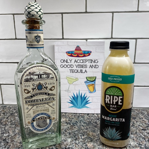 Only Accepting Good Vibes and Tequila Blank Notebook - Picture 2 of 4